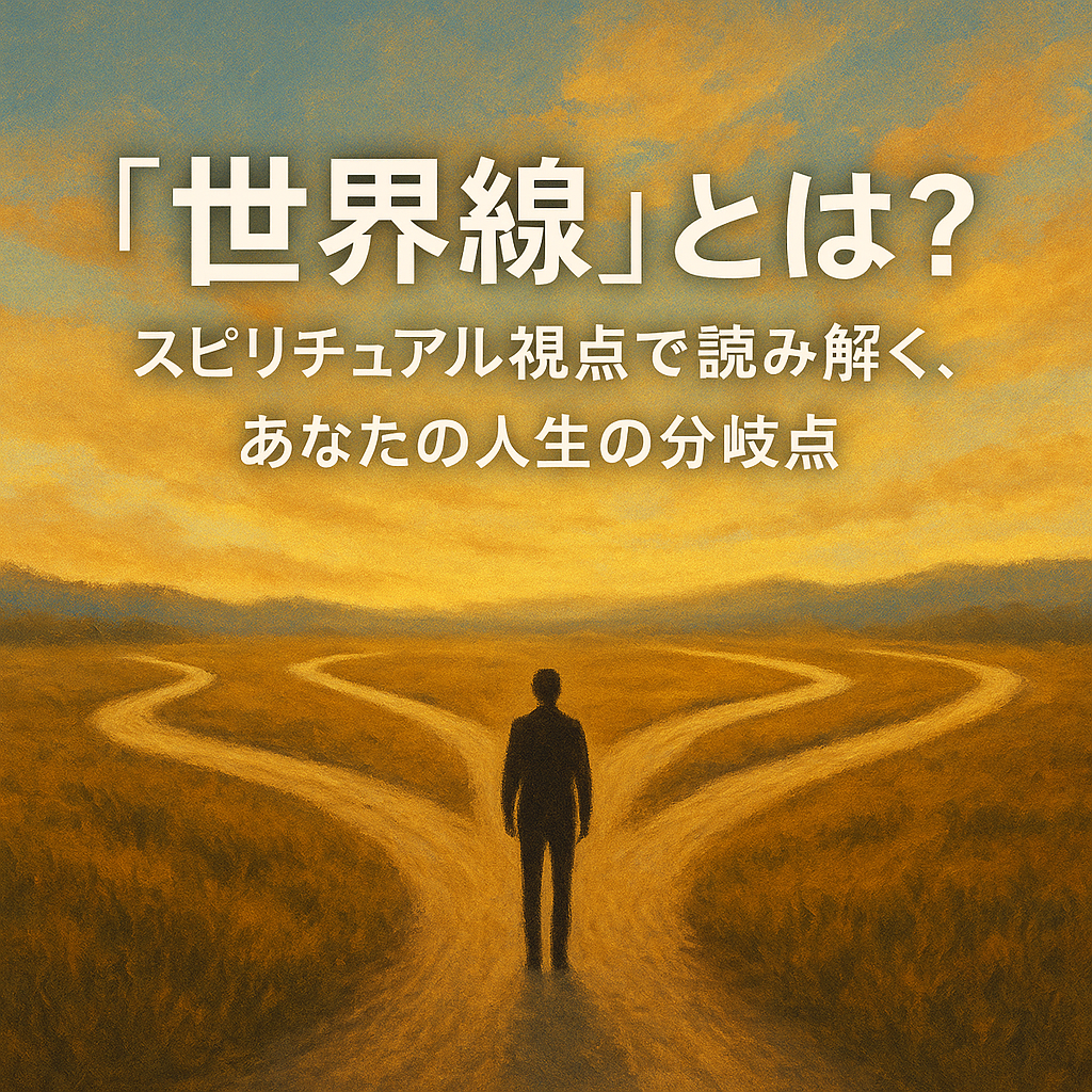 「世界線」とは?スピリチュアル視点で読み解くあなたの人生の分岐点